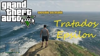 GTA V  Localizações dos 10 Tratados Secretos da Epsilon  Conhecimento  Sem Spoiler ptbr [upl. by Yllier]