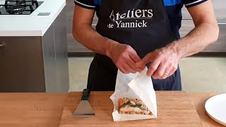 Comment réussir la cuisson en papillote  Les astuces en vidéo de Yannick  Recette diététique [upl. by Anuala601]