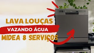 LAVA LOUÇAS MIDEA  Vazando água  Lava louças com defeito [upl. by Ettennyl]