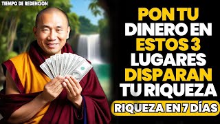 3 Lugares en tu Casa que Disparan tu Riqueza si Pones Dinero en Ellos  Enseñanzas Budistas [upl. by Browning]