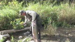 Salmon fishing Ontario Bowmanville Part 2 [upl. by Cordy]