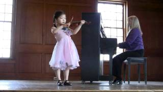 Suzuki Violin Recital book 1 Perpetual Motion [upl. by Anovahs]