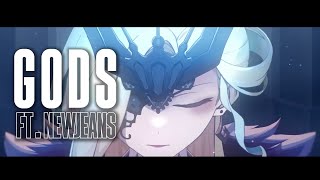 Genshin Impact  AMV  GODS  NewJeans 뉴진스   HD1080P [upl. by Anrahs]