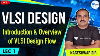 Introduction And Overview of VLSI Design Flow  L  1  VLSI Design  GATEESE 2021 Exams [upl. by Rossy]