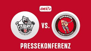 PRESSEKONFERENZ  EISBÄREN REGENSBURG  EISPIRATEN CRIMMITSCHAU  24112024 [upl. by Aikenahs]