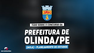 CONCURSO OLINDAPE  PLANEJAMENTO DE ESTUDOS [upl. by Cointon]