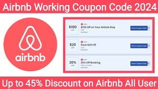 Airbnb Coupon Code 2024  Cupom de desconto Airbnb [upl. by Hayton]