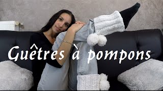 Tricoter des guetres côtes 22 facile et rapide pour femmeknitting for woman [upl. by Hedve]