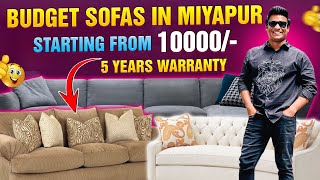 Furniture market in miyapur sofa starting from 10000  Budget sofa in miyapur Kusum ganji [upl. by Enoj161]