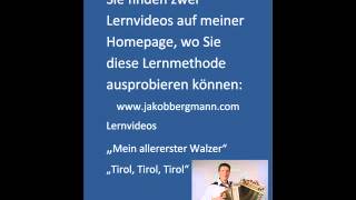 Weihnachtslieder Steirische Harmonika Lernvideo vom Weltmeister Jakob Bergmann [upl. by Aihtebat610]