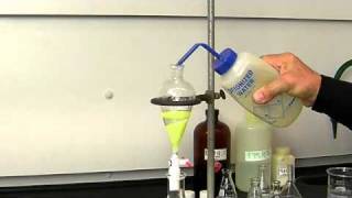 Acid Base Extraction Demonstrated by Mark Niemczyk PhD [upl. by Emelin]