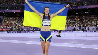 Yaroslava Mahuchikh 🔥The Ukrainian upgrades her Olympic bronze medal from Tokyo with gold in Pari [upl. by Sandye]