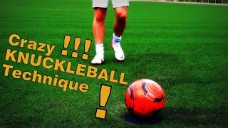 Knuckleball Freekick Tutorial  Wie schießt man einen Flatterball deutschenglish subtitle [upl. by Giliane]