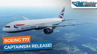 MSFS Moscow Sheremetyevo to London Heathrow  CAPTAIN SIM 777 RELEASE｜Drawyah [upl. by Yvon131]