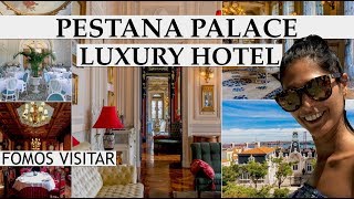 PESTANA PALACE LISBOA  FOMOS VISITAR O HOTEL MAIS BONITO DE LISBOA [upl. by Yelime]