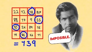 ¿Es esto la mayor COINCIDENCIA matemática El SECRETO de Ramanujan [upl. by Nytsrik]