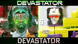 Devastator VS Devastator  Transformers Stop Motion [upl. by Devehcoy144]