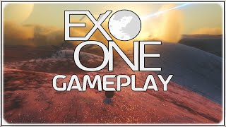 Exo One Gameplay First two Levels No Commentary Gameplay [upl. by Noslen]