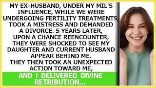 My ex husband while we were undergoing fertility treatments took a mistress and demanded a div [upl. by Yseulte]