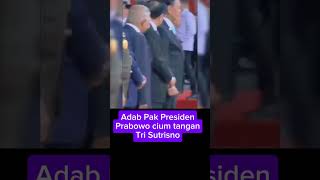 Adab Presiden Prabowo Terhadap Tri Sutrisno ayasnewsc7 prabowo indonesia shorts [upl. by Tomasine]