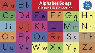 Alphabet Songs  ABC Song Collection  Teach the Letters and Sounds [upl. by Ecitnirp607]