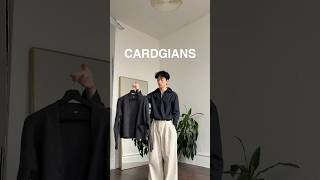 how to style cardigans mensfashion mensstyle cardigan fallfashion [upl. by Einon]