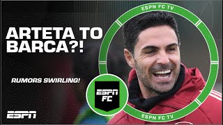 🚨 BREAKING 🚨 Mikel Arteta LEAVING Arsenal … for Barcelona  ESPN FC [upl. by Glenda]