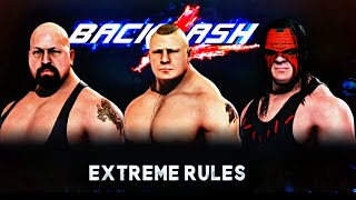 Brock Lesnar vs Kane vs Big Show triple threat match wwe 2k20 [upl. by Skye]