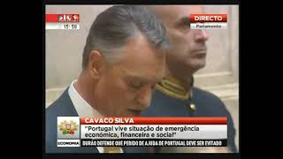 Cavaco Silva Discurso Tomada de Posse 2º Mandato Parte I [upl. by Wayland]