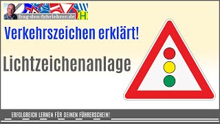 Warum wird dieses Gefahrzeichen aufgestellt Weshalb wird durch Verkehrszeichen vor Ampeln gewarnt [upl. by Amyas305]