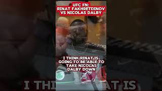 Rinat Fakhretdinov with GROUND n’ POUND Nicolas Dalby🚨 ufc shorts ufcprediction [upl. by Enyamart]