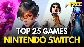 TOP 25 BEST FREE NINTENDO SWITCH GAMES TO PLAY IN 2024 [upl. by Etnom710]