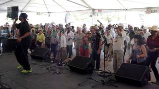 AJ Gibbs teaching zydeco at Ardenwood CajunZydeco Festival [upl. by Conall294]