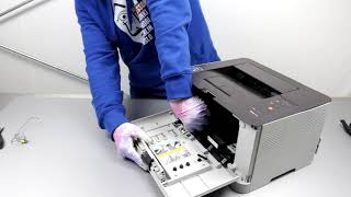 Howto Fix Samsung CLP360365W C410WC430W  Paper JamWont Pickup Detailed Printer Repair ASMR [upl. by Nadbus]