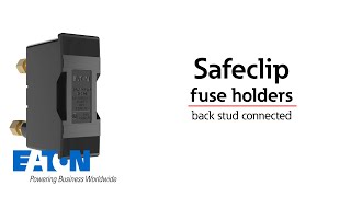 Eatons Bussmann series Safeclip back stud connected fuse holders [upl. by Eerdua]