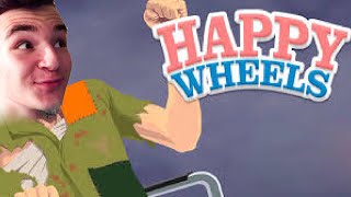 BOTTLE FLIP Happy Wheels Ep 6 [upl. by Datnow]