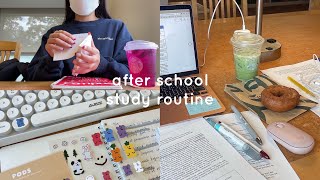 【study vlog】📝大学生の効率の良い勉強方法  放課後勉強ルーティン my after school study routine⌨️ [upl. by Zsamot]