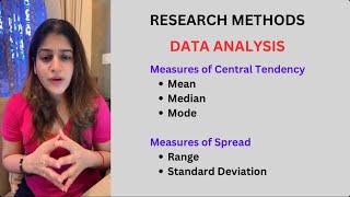 Data AnalysisResearch Methods Mean median mode range and standard deviation Psychologyyoutube [upl. by Aretina927]