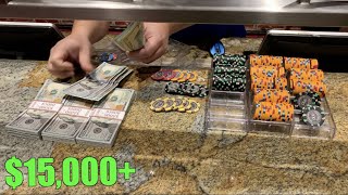 Cashing Out GIGANTIC Win HIGH STAKES 102040 NL Must See Poker Vlog Ep 199 [upl. by Lucien101]