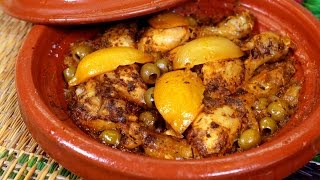 Chicken Tagine Mchermel  طاجين الدجاج مشرمل  CookingWithAlia  Episode 409 [upl. by Timus]