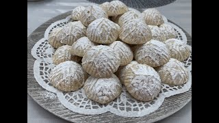 Maamoul  Semolina Walnut Cookies  معمول العيد بالجوز المعمول [upl. by Ahselak]