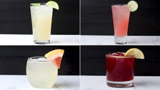 DIY Simple Syrups To Make 4 Delicious Spring Cocktails • Tasty [upl. by Eilis638]