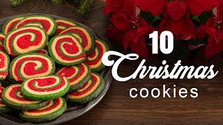 10 Christmas Cookies  The Best Winter Holiday Cookie Recipes [upl. by Kelbee736]