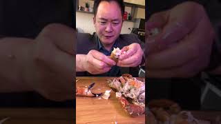 ShortMokBangAMSRJapangirlindianSeafood wow Chines Man Eating Very Big Giant Crab Eating Show [upl. by Obed176]