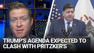 Trumps agenda expected to clash with Pritzkers [upl. by Dorlisa810]