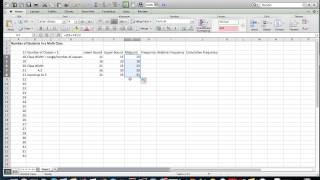 How to Create a Frequency Distribution using Microsoft Excel [upl. by Haye]