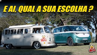 COMO É DIRIGIR A NOVA KOMBI ELÉTRICA 2023 A ID BUZZ [upl. by Kciredec]