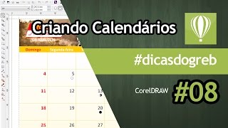 CorelDRAW  Criando Calendários e Modelos Grátis dicasdogreb [upl. by Hazaki794]