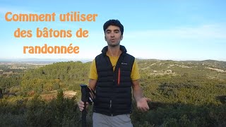 Comment bien utiliser vos bâtons de randonnée [upl. by Nicoli]