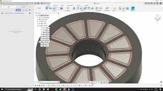 Fusion 360 Axial flux motor yokeless  Part 1 [upl. by Hausner388]